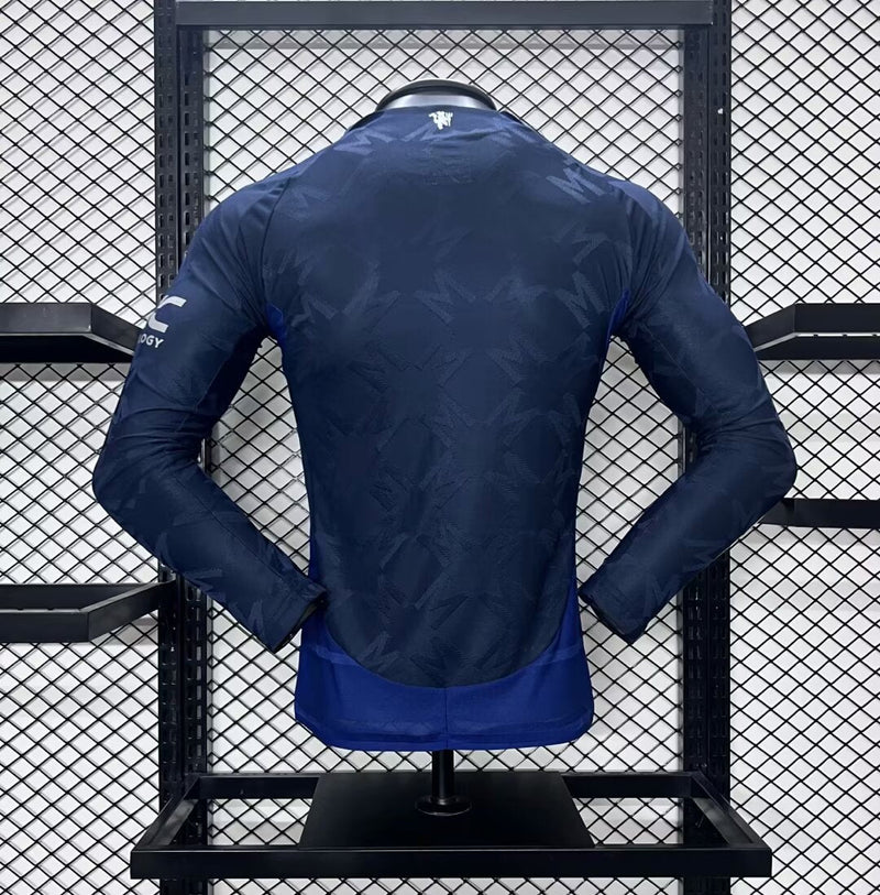 Camisola Manga Comprida Manchester United 2024-25 Away Versão Jogador