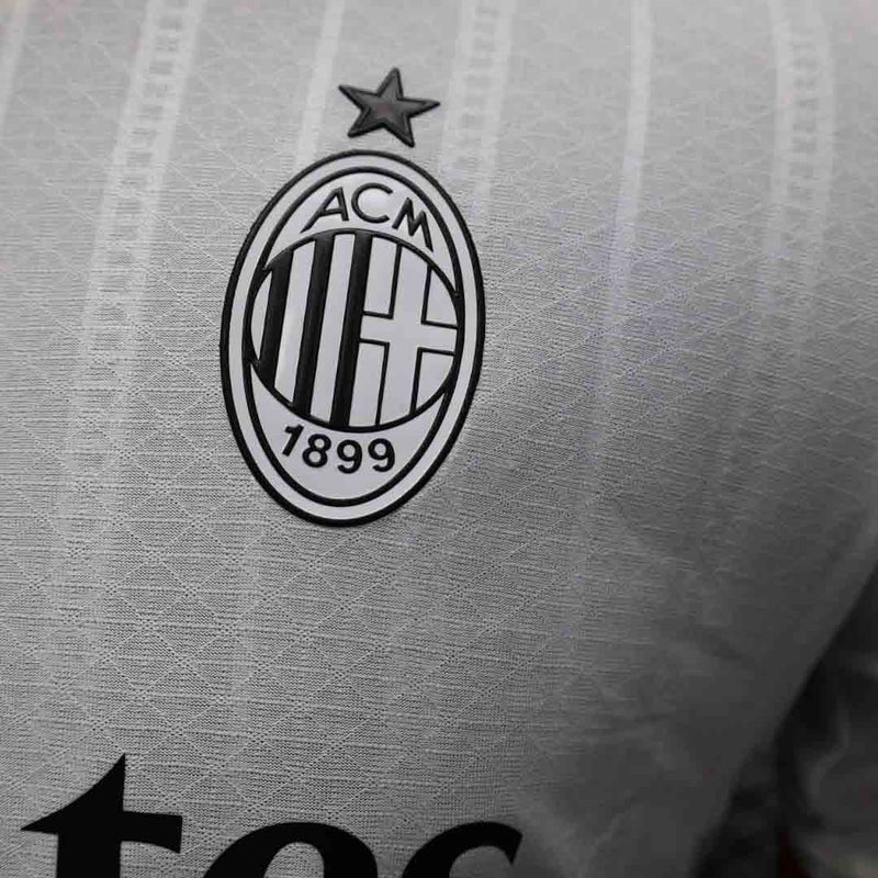 Camisola Ac Milan 2024-25 Away Branca Versão Jogador