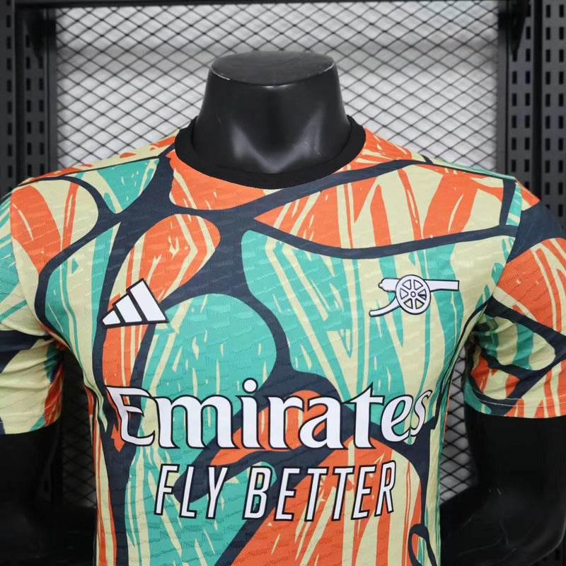 Camisola Arsenal 2024-25 Pré-Match Versão Jogador