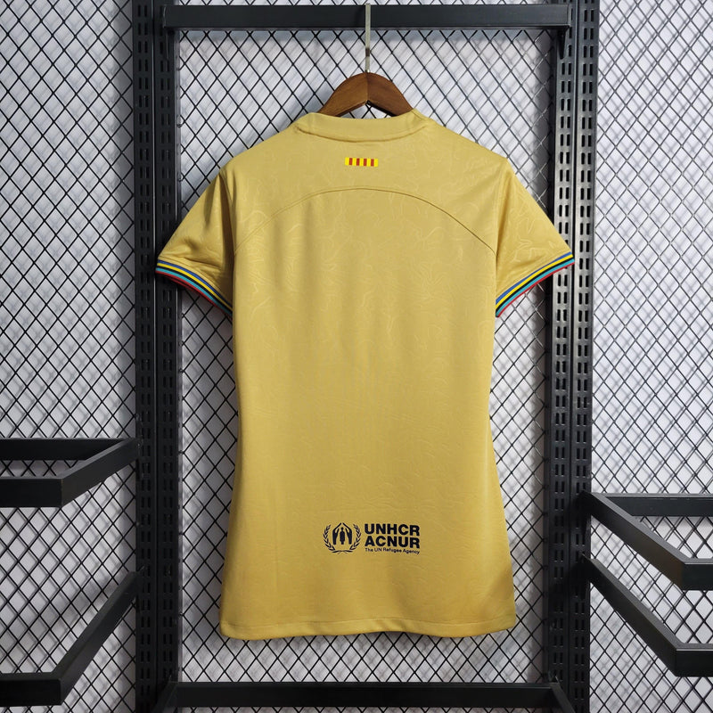 Camisola Feminina Barcelona 2022/23 Away